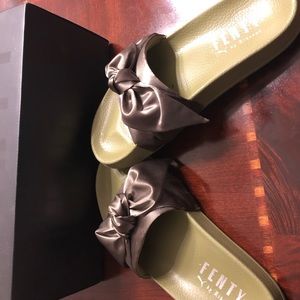 SOLD -Adorable FENTY slides